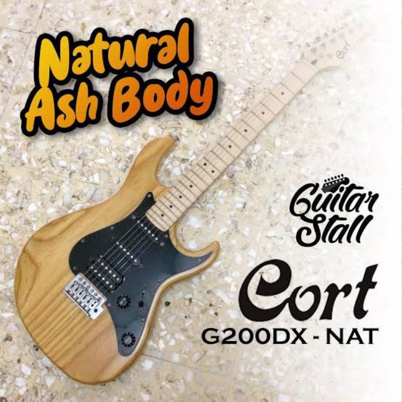 ELECTRIC GUITAR CORT G200DX Natural Glossy (SECOND - MASIH MULUS - JARANG DI PAKE)