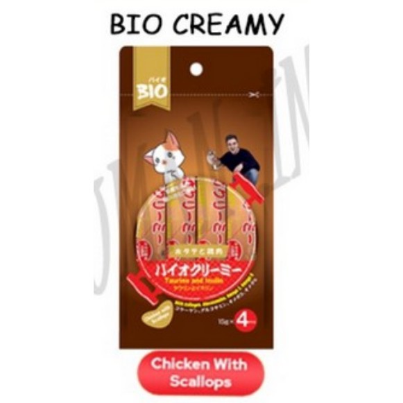 SNACK KUCING BERVITAMIN BIO CREAMY TREATS/SETARA MEO CREAMY