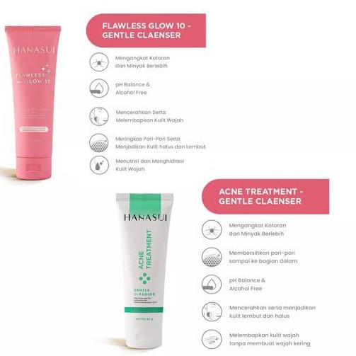 HANASUI Gentle Cleanser 60g