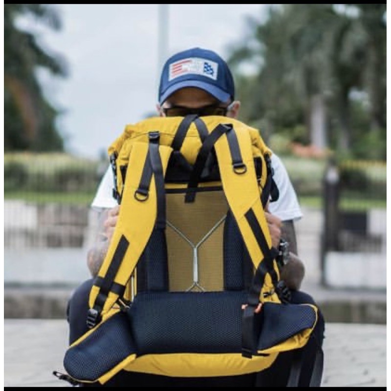 tas gunung backpack ultralight hiking merk triple outdoor larantuka v3 gen 3 kualitas bagus