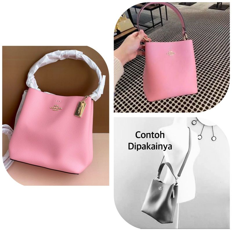 Coach Bag Small Town Bucket Bag Bubblegum