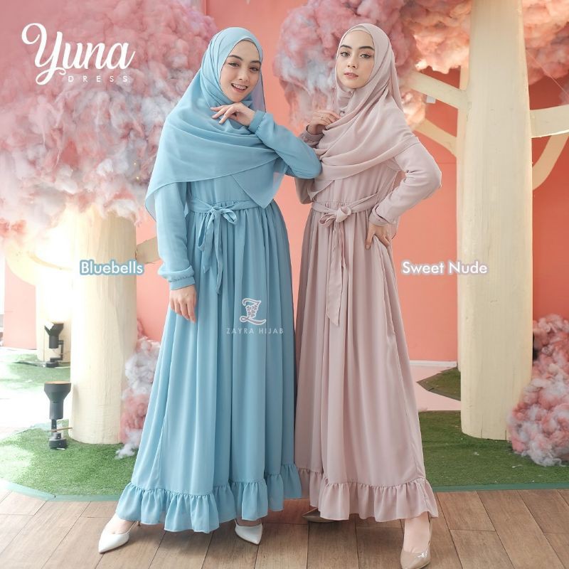 READY YUNA DRESS BY ZAYRA HIJAB