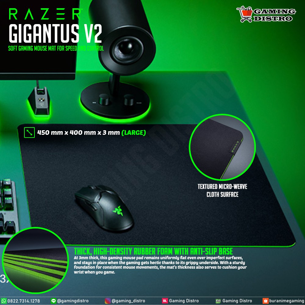 Mousepad Razer Gigantus V2 Large - Razer Gigantus V2 Large