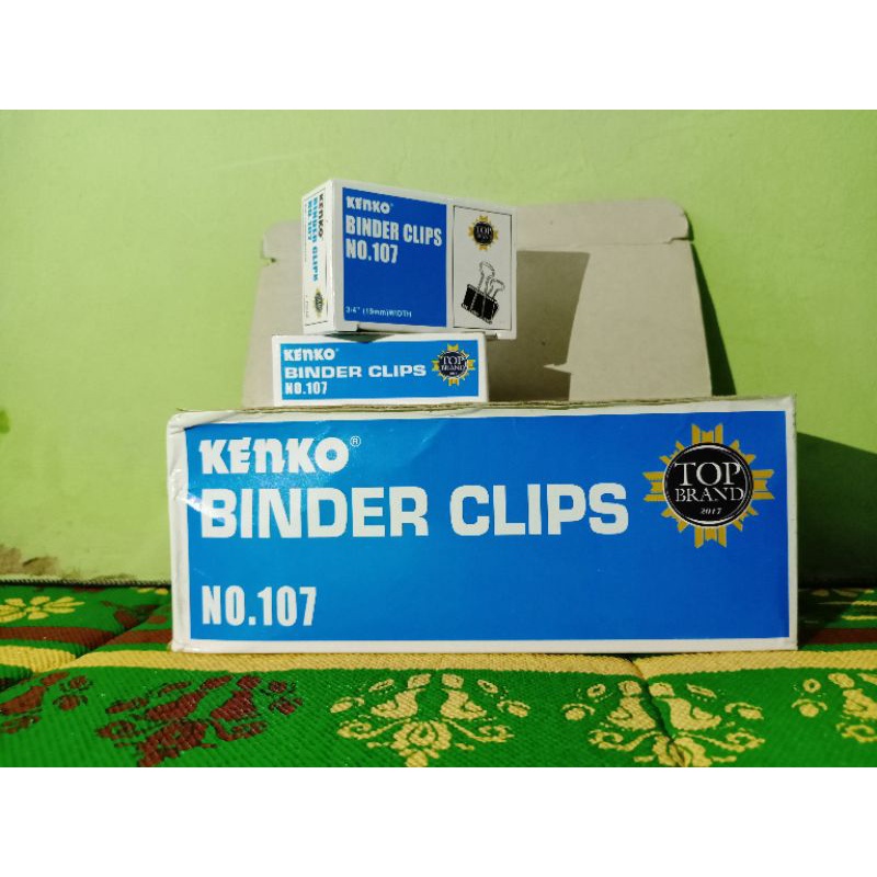 

Binder Clips Kenko (1 Kotak) No 107 Top Brand