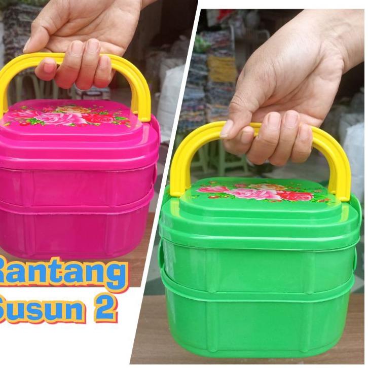 ⚡uper Kejutan Rantang Susun 2 / Rantang Hajatan / Rantang Murah / Rantang Plastik / Grosir Rantang h