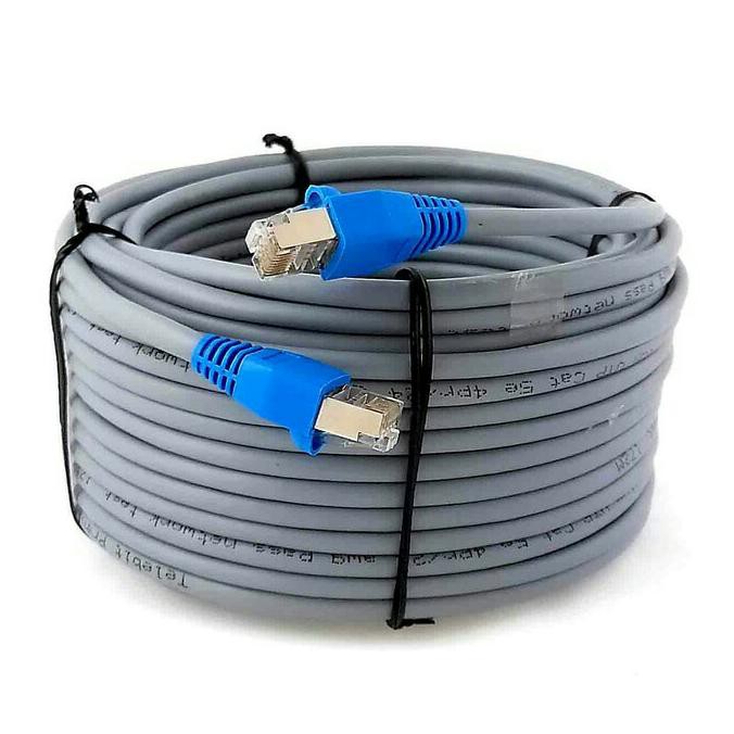 

DISKON Kabel LAN Konektor RJ45 20 Meter Siap Pakai: Modem Router Hub 20M ZD450