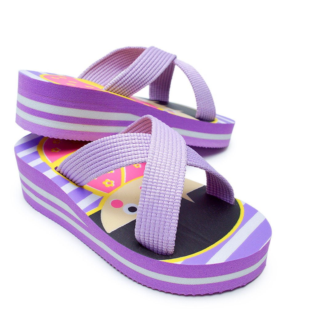 DNOIR Sandal Anak Perempuan SELOP2530 UNGU