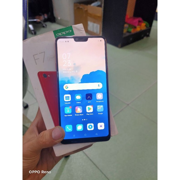 oppo f7  pro 6/128gb second oppo f7 pro bekas oppo f7 pro second mulus