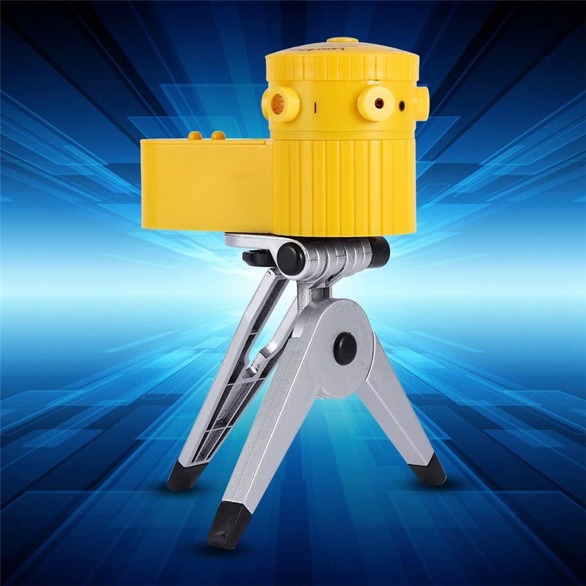 Laser Leveler Siku Laser Waterpass Kaki Tripod Siku Tukang Laser Level Siku Bangunan Ukur LV06 LV 06