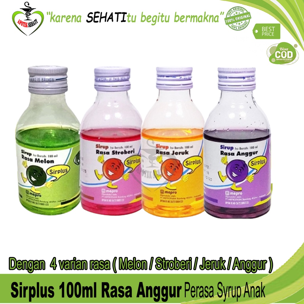 Baru Sirplus 100Ml (Sirup Campuran Puyer)