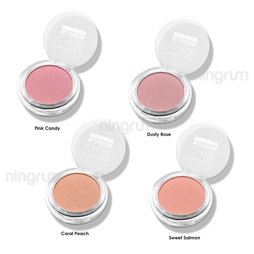 Ningrum - Implora Cheek Blossom Blush On ready 4 varian | implora blush on 100% Original | Perona Wajah Blushon Padat - 5101