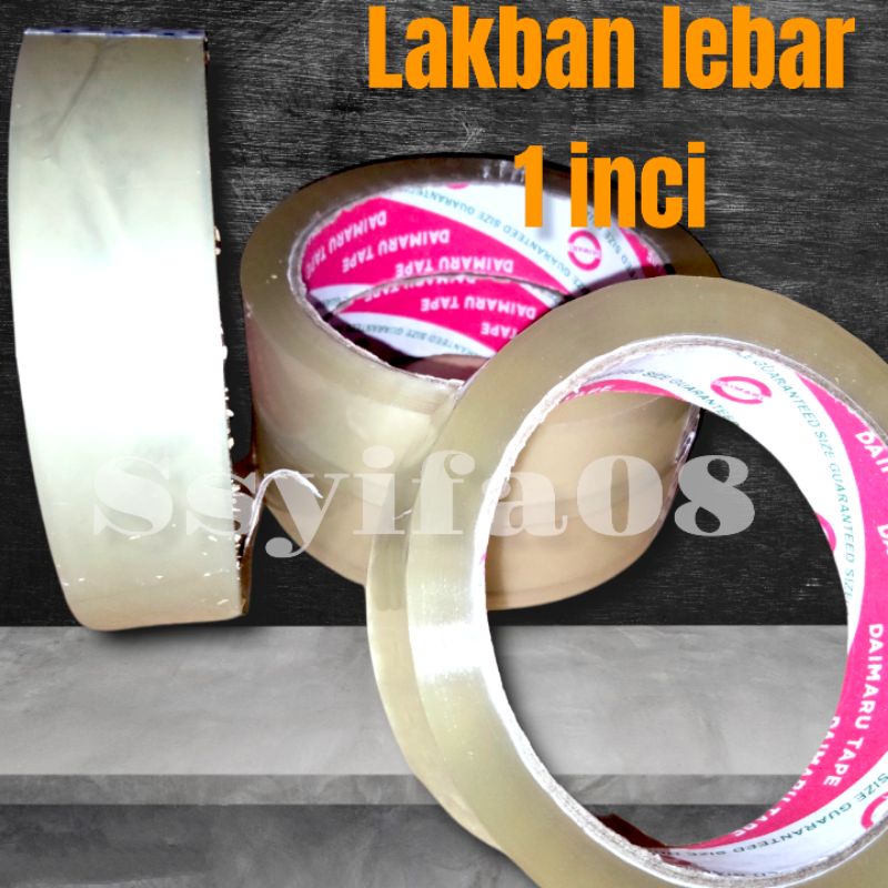 

lakban bening 1 inci