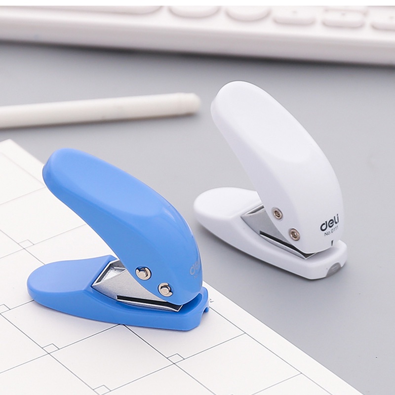 Deli. Mini Paper Hole Puncher Creative Single Hole Puncher School Office Binding Supplies