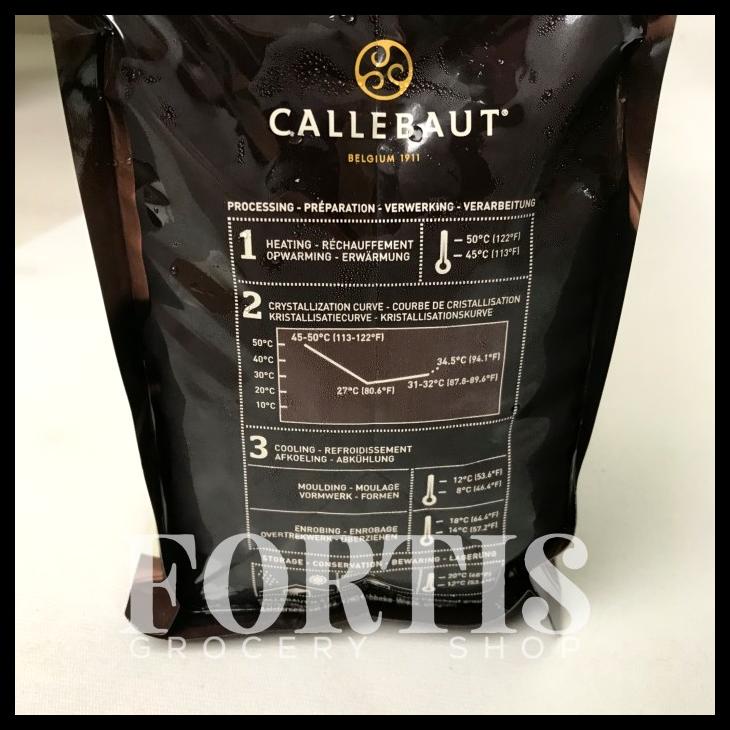 

TERBARUU!! [BUKAN REPACK] Callebaut 811 Dark Chocolate 54,5% Size 0,4 Kg TERBARU