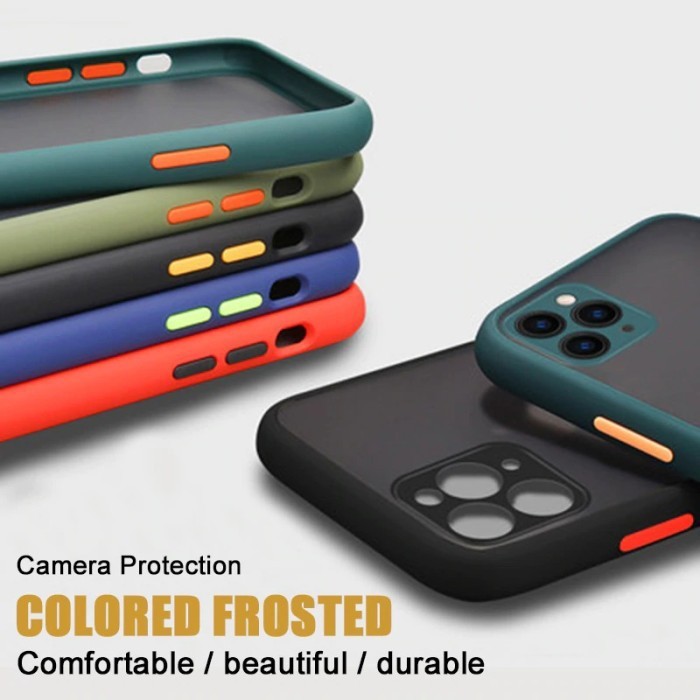 Soft Case Iphone 12 Mini Iphone 12 Iphone 12 Pro Iphone 12 Pro Max My Choice Aero Color Button Matte Camera Frame