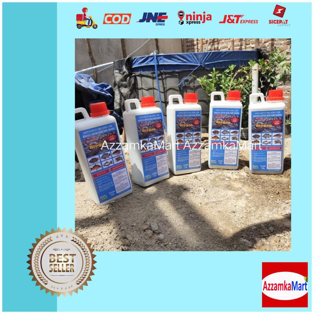 Diskon Probiotik Biogan Budidaya Ikan Hias Cupang Lele Patin Nila Gurame Udang Penghilang Bau Air