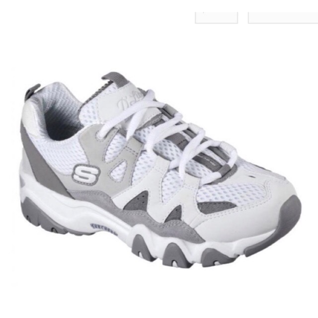skechers d lites 2 white