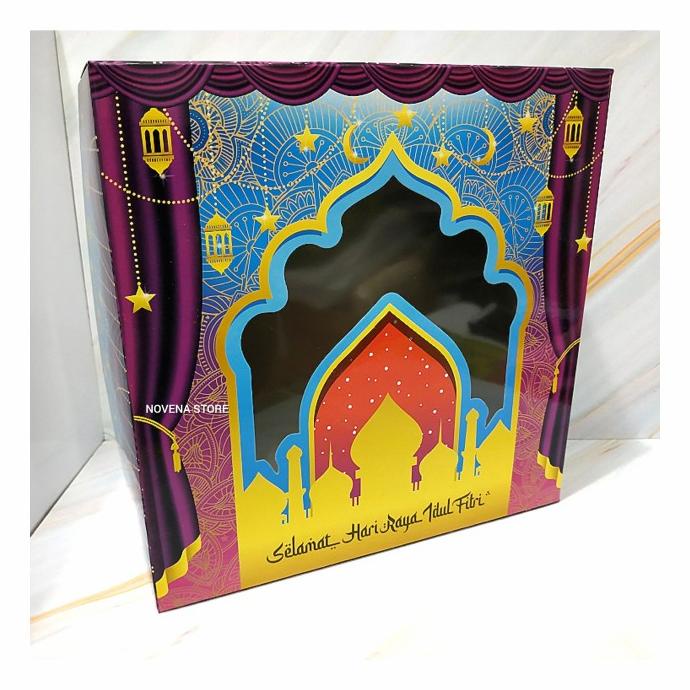

Box Kotak Dus Hampers Kue Lebaran Idul Fitri 22X22X8Cm-Motif29 Sale!!!R30F