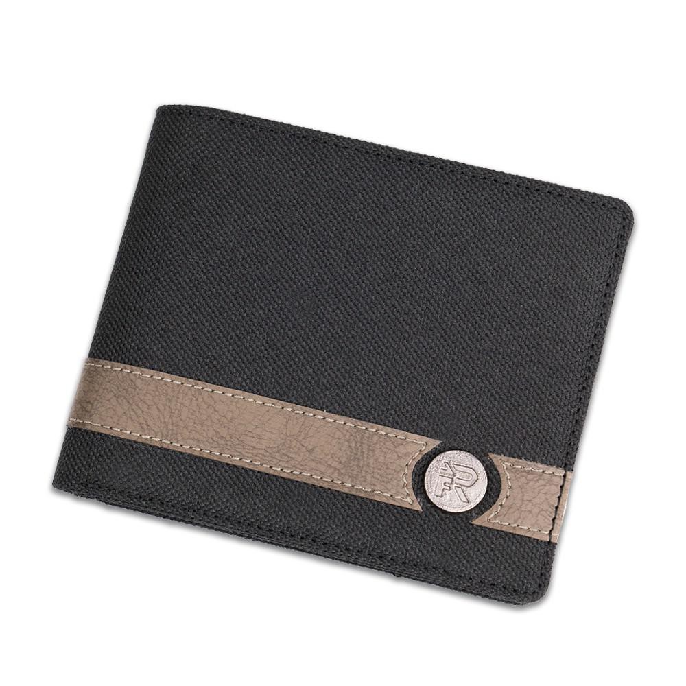 [HANYA DI SHOPEE] Dompet Pria Canvas Lipat Kulit Pria Cowok Laki Laki Kulit Canvas Murah JSHOP-01-7