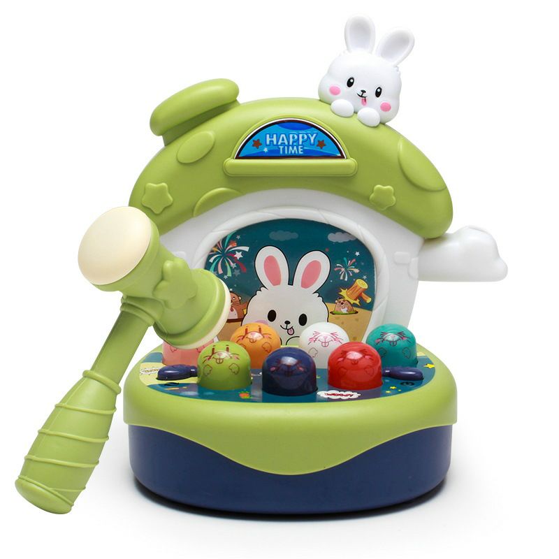 Tma / Mainan Anak Pukul Tikus Lengkap Musik Piano Mini / Whack A Mole With Farm Music Piano