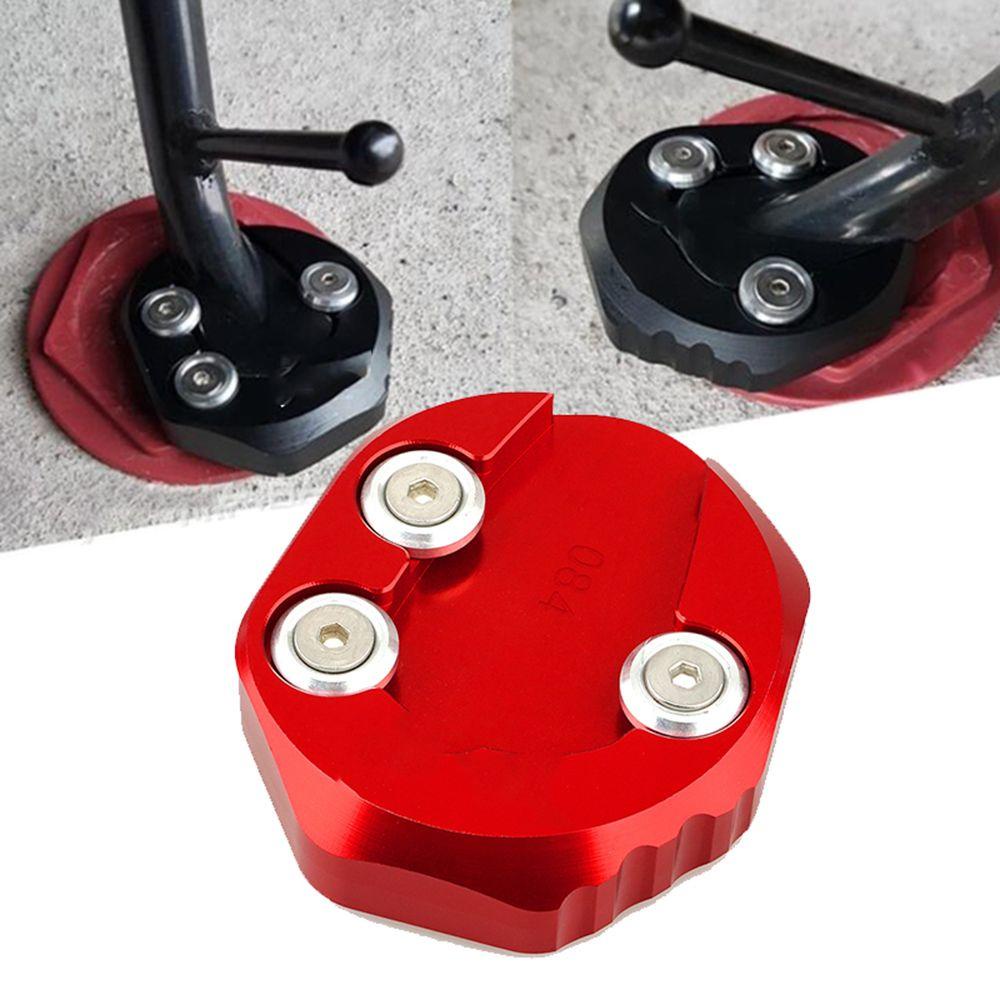 Populer Foot Extension Magnifying Pad Bagian Motor Kickstand Penyangga Kaki Side Kick Stand Untuk Honda Rebel500