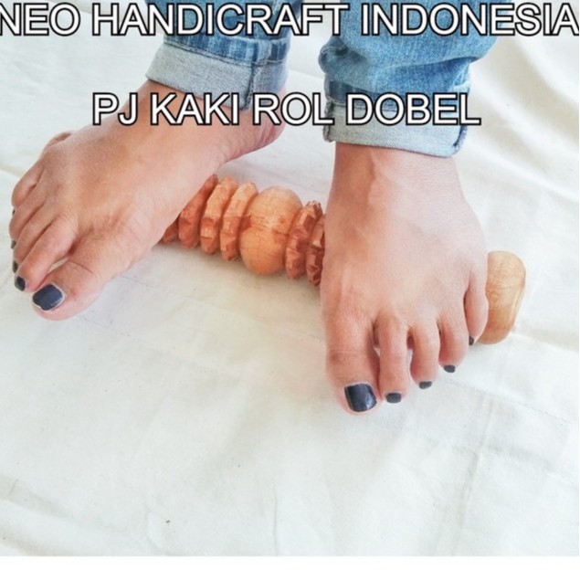 Alat Pijat Kaki Untuk Terapi, Rol Panjang, Alat Pijat Refleksi reflexi Telapak Kaki dari Kayu