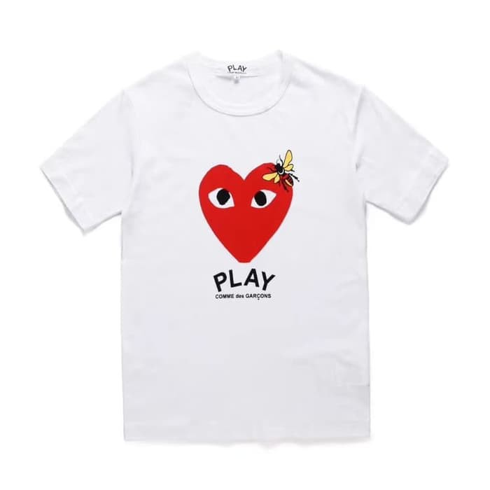 Kaos CDG Play Comme Des Garcon Mirror Quality Premium Bee