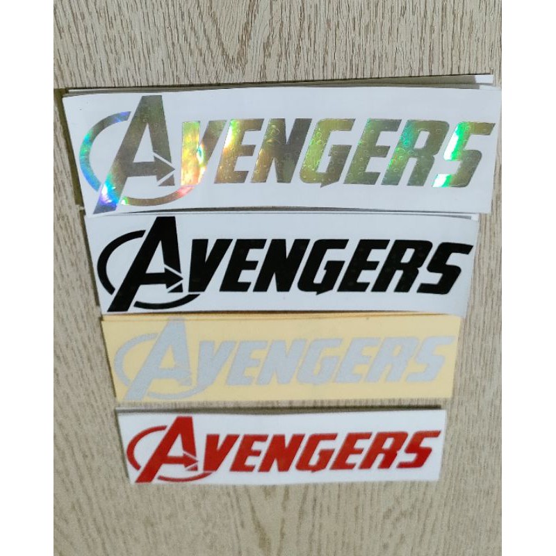 STICKER AVENGERS CUTTING