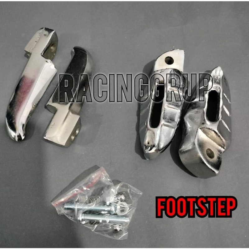 Foot Step Belakang Alumunium Mio Sporty / Mio Soul / Mio J(MJ67)