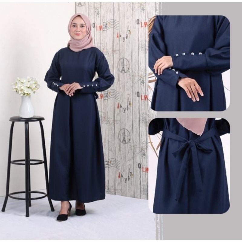 Gamis Syar'i Pesta Wanita Busana Muslimah Baju Setelan Cewek Premium Original