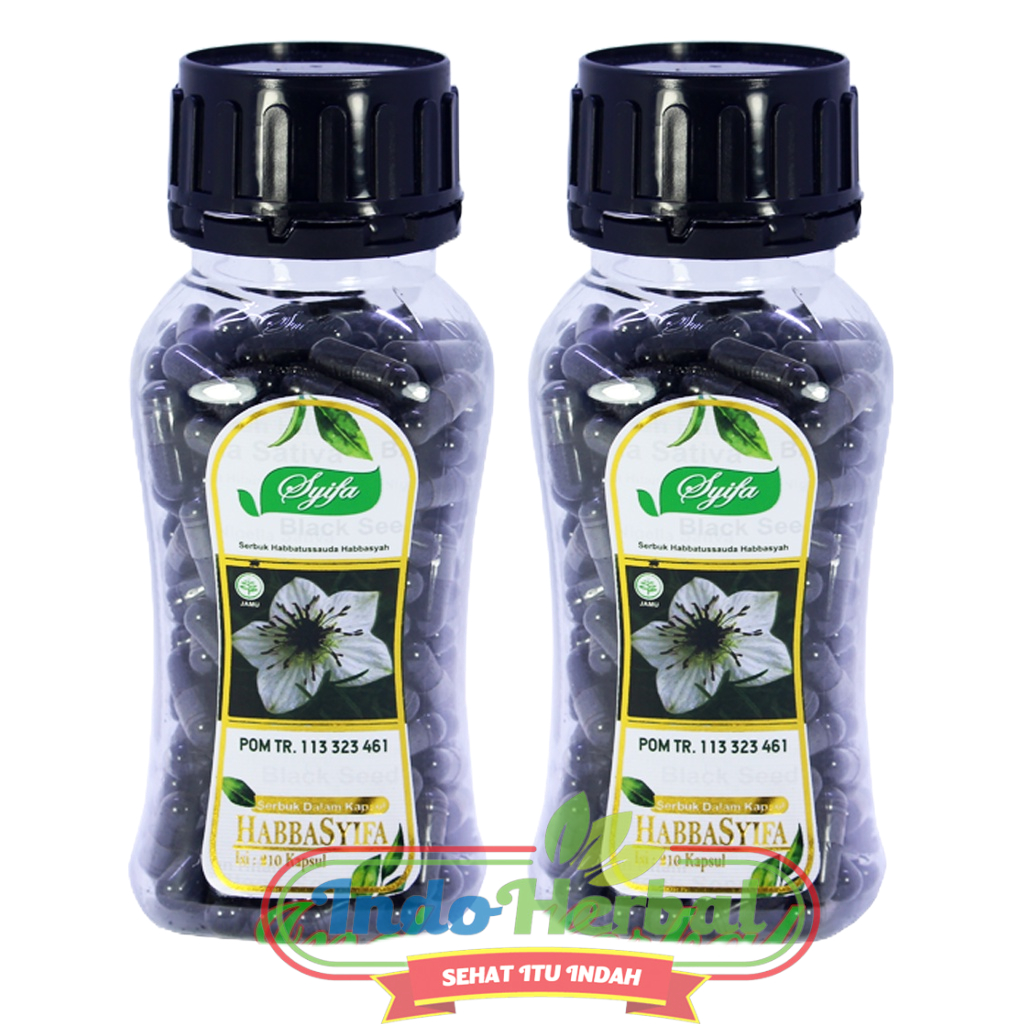 Habbasyifa Serbuk Black Seed Oil | Habbatusauda Serbuk Habbasyifa 210 kapsul