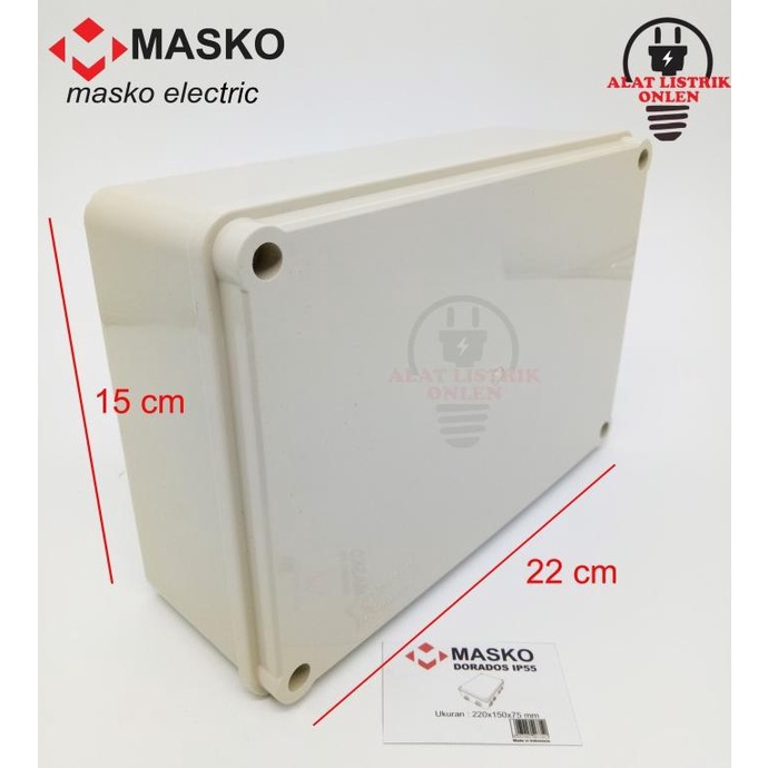 :>:>:>:>] JUNCTION BOX DURADOS 220X150X75 DATAR MASKO IP 55