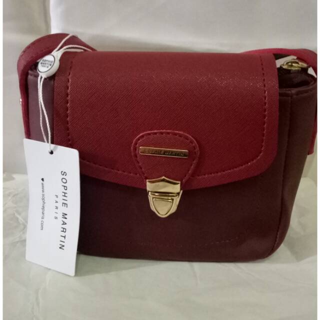 Mila red bag SOPHIE MARTIN PARIS