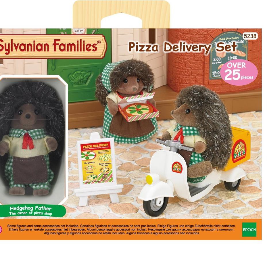 sylvanian families brick oven bakery set