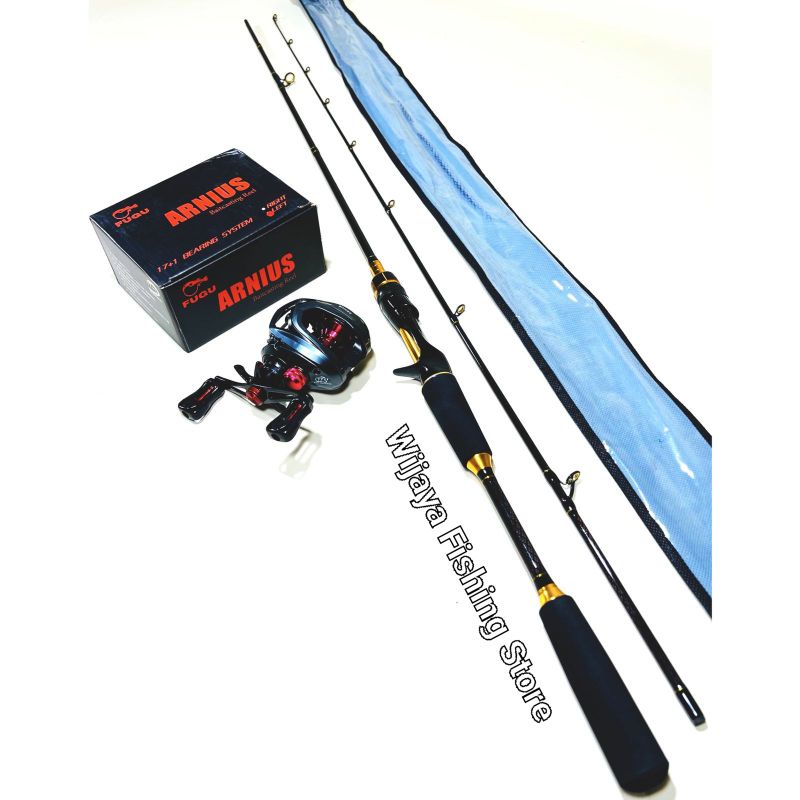 Set Joran BC Casting Oncak Baltic 180 dan Reel BC Fugu Arnius FREE PE