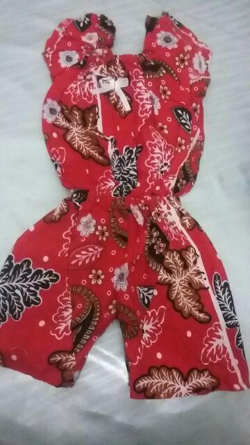 Daster Batik Anak Lengan Pendek,baju Batik Anak Grosir Murah Lucu
