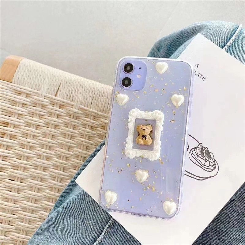 OPPO RENO 10x 2 2f 3 4 PRO 5 4F 5F 6 4G 5G BEAR 3D SOFT CASE TPU CASING