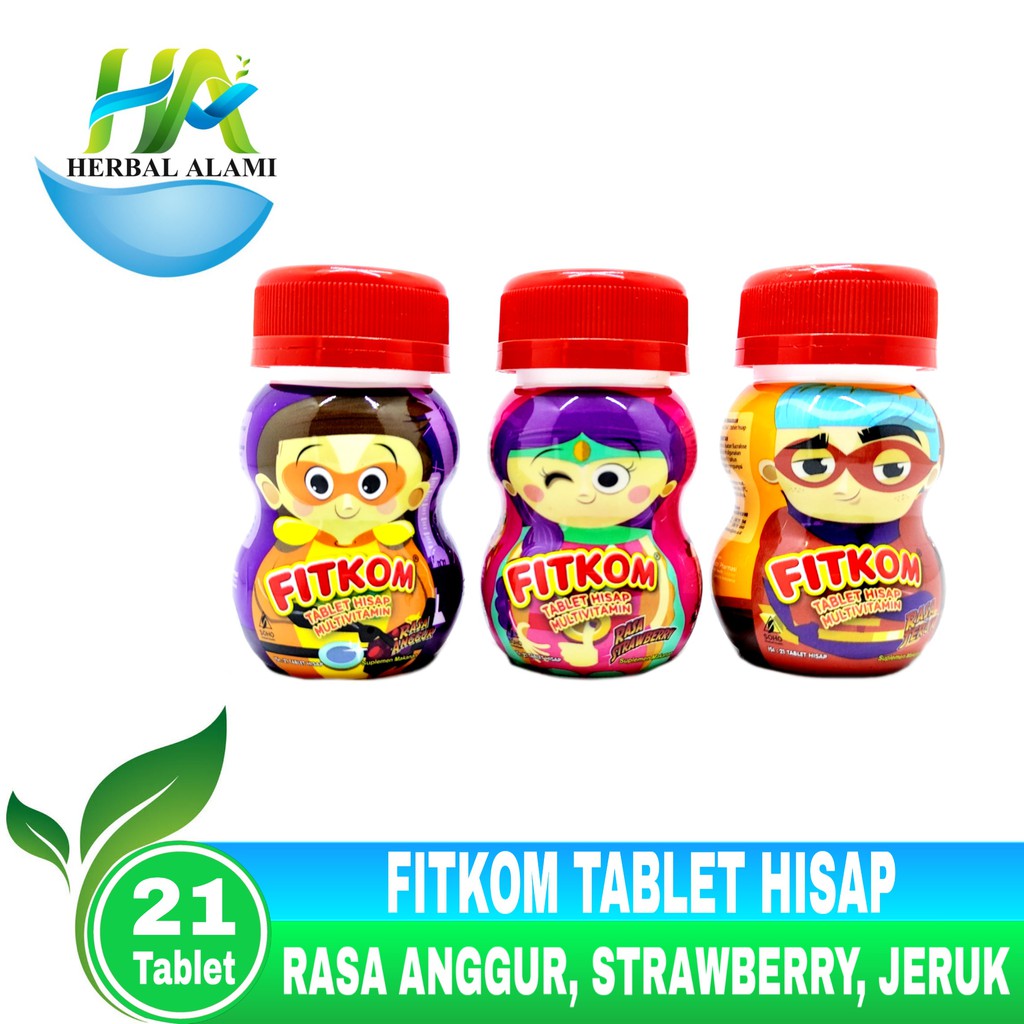 Fitkom Tablet Hisap multivitamin anak