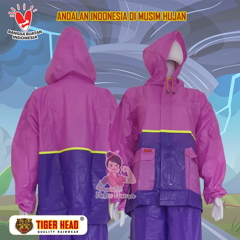 Jas hujan Stelan BIG TOP Tiger Head 68208 PRODUK ORIGINAL Mantel Raincoat Tebal