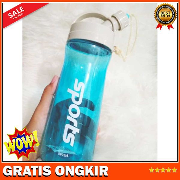 BOTOL AIR MINUM SPORTS 800ML - BOTOL AIR MINUM SPORTY B05-1 - BIRU