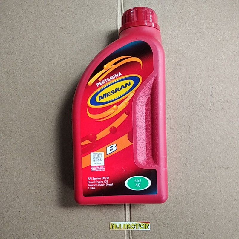 Oli mesran B 1liter oli diesel ori PERTAMINA