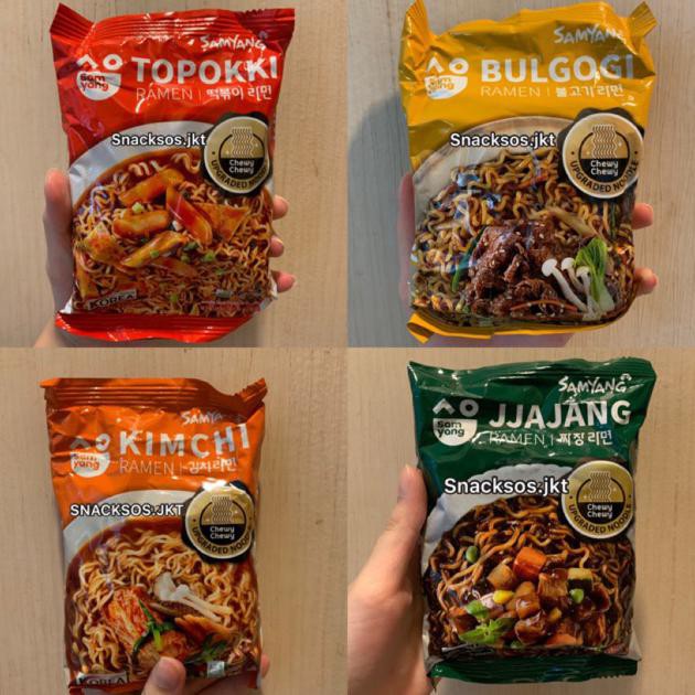 

Terlaris Halal Samyang New Ramen Jjajang / Kimchi / Topokki / Bulgogi