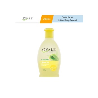 Ovale Facial Lotion Lemon Toner Pembersih Make Up Kulit Berjerawat