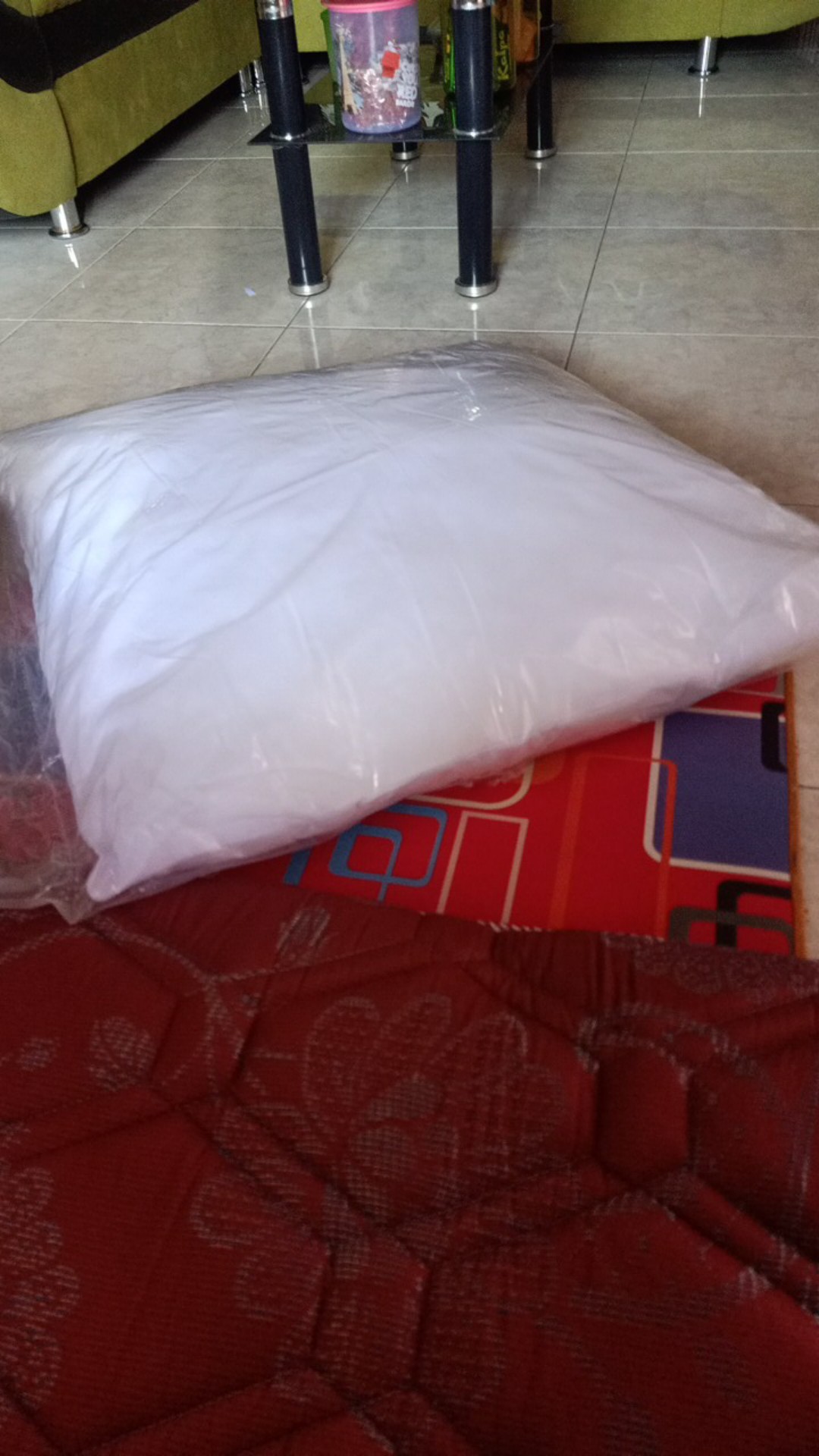 Bantal Lantai Besar 70x70 Silicon Duduk Jumbo Santai Silikon Dekorasi