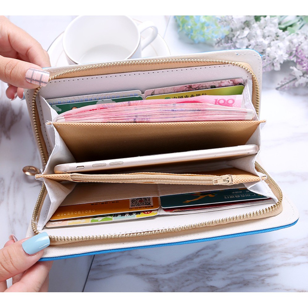 Dompet Wanita Impor Panjang PITA Matte Womens Korean Style Batam Long Walet