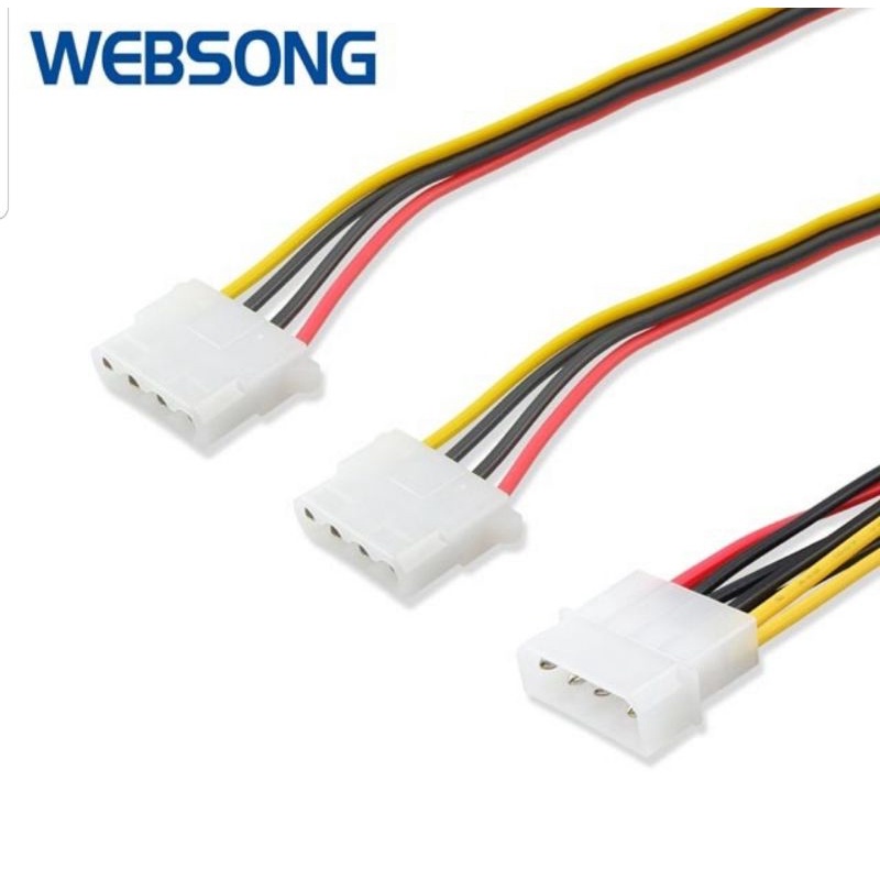 Kabel Power Molex to Molex Cabang High Quality Websong