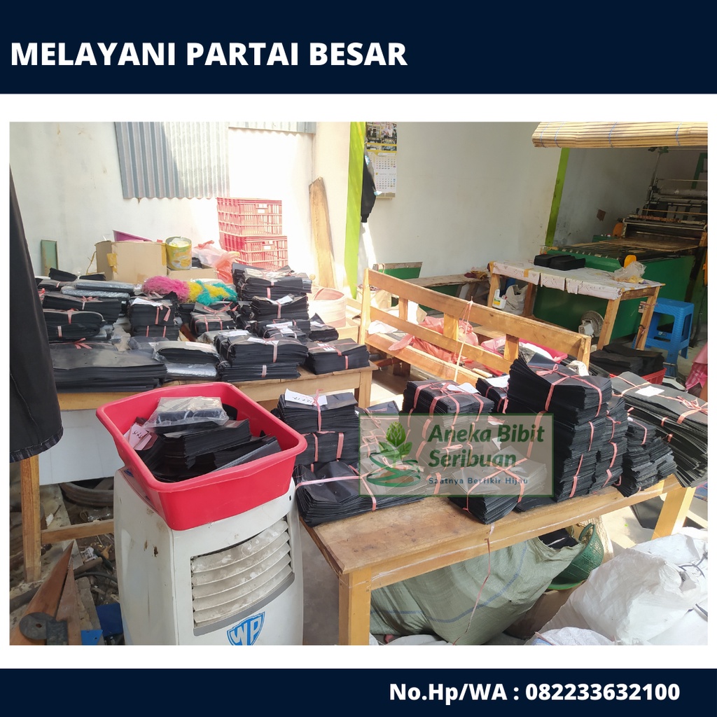 (1 kg ) Polybag Tanaman Tebal Lengkap Plastik Polibag 10x10 10x15 12x12 15x15 20x20 20x25 25x25 25x30 30x30 30x35 35x35 35x40 40x40 40x45 45x45 50x50