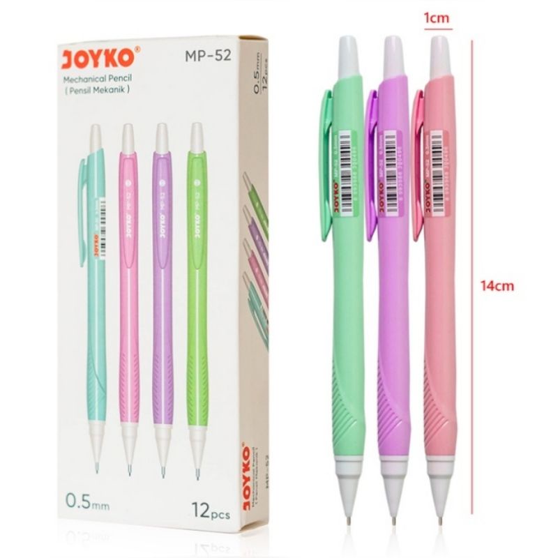 Pensil Mekanik Mechanical Pencil JOYKO MP-52 Pastel 0.5mm