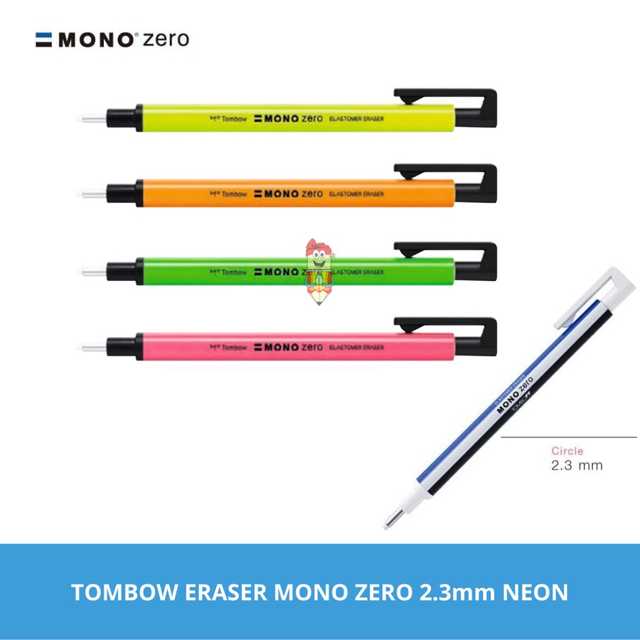 

Tombow Mono Zero NEON Eraser 2.3 mm / Penghapus Mekanik