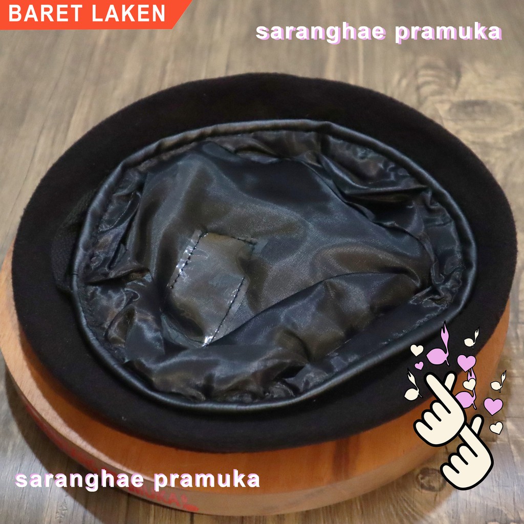 Topi Baret Pramuka Laken Berkualitas